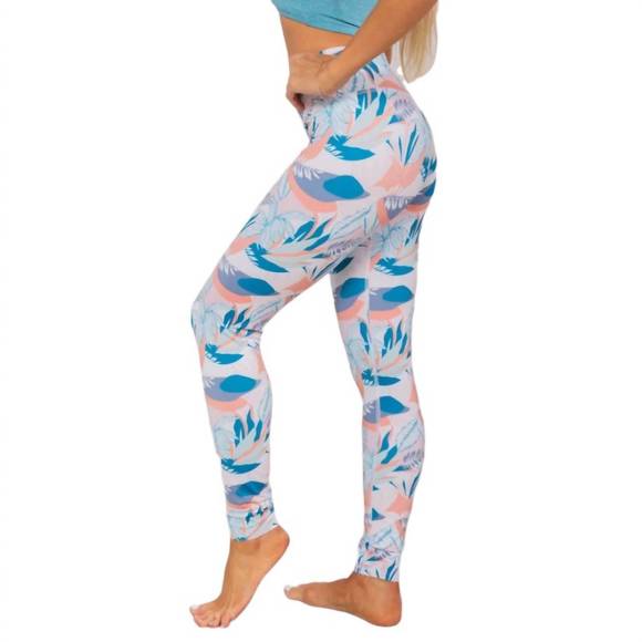 NEW REEL SKIPPER print water leggings in modern tropical - Picture 2 of 3